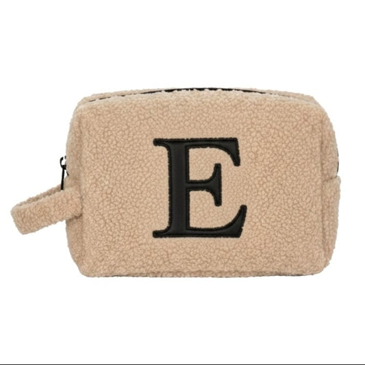 Fur Pouch with letter E