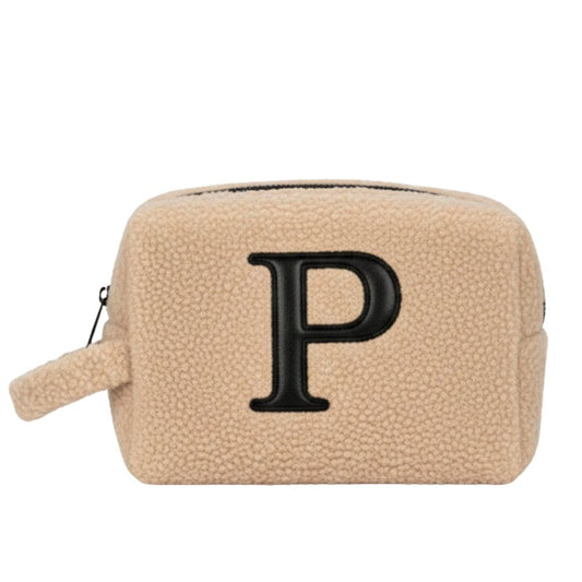 Fur Pouch with letter P