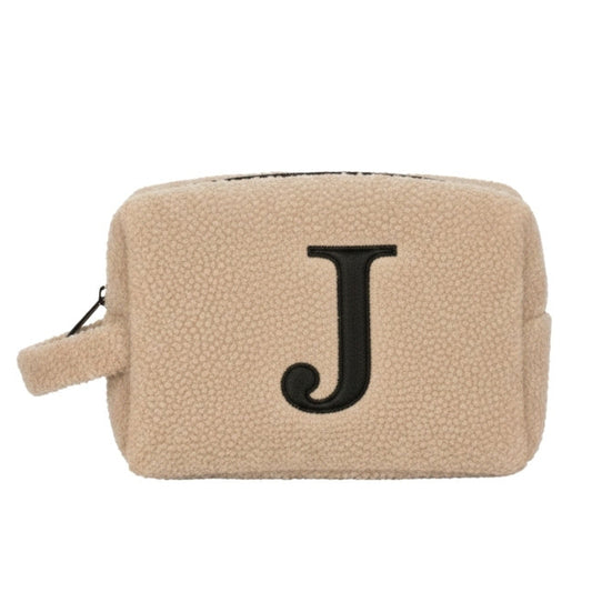 Fur Pouch with letter J
