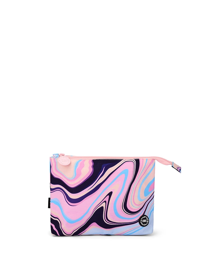 Lilac Swirls Medium Pouch
