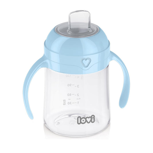 Lovi Silicone Training Cup 150ml – Blue