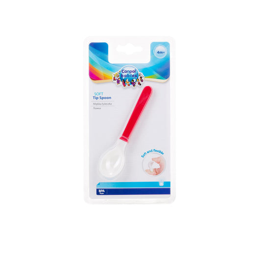 Canpol Babies Flexible Silicone Spoon – Teething Friendly