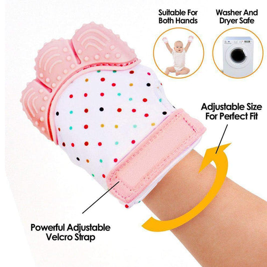 Teething Mitten – Pink