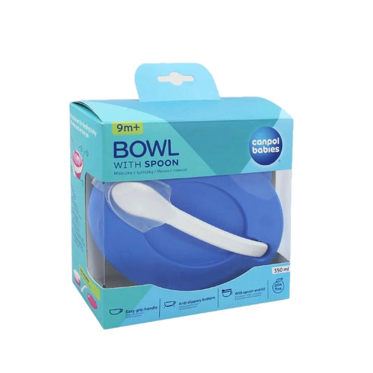 Canpol Babies Non-Slip Baby Bowl with Spoon – 350ml