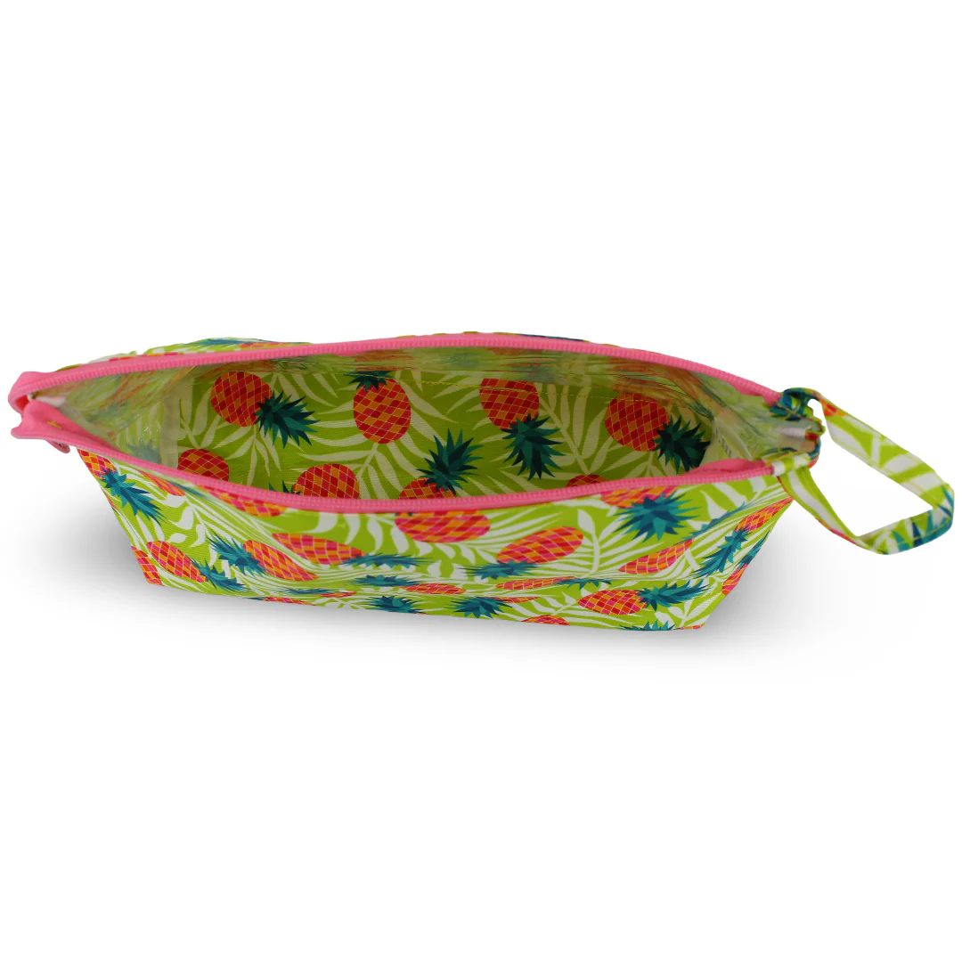 Cubs Yellow Pineapples Medium Pouch