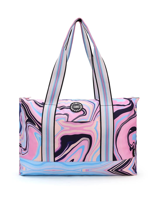 Cactus And Swirls Double Face Tote Bag