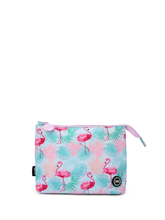 Flamingos in the Forest Medium Pouch