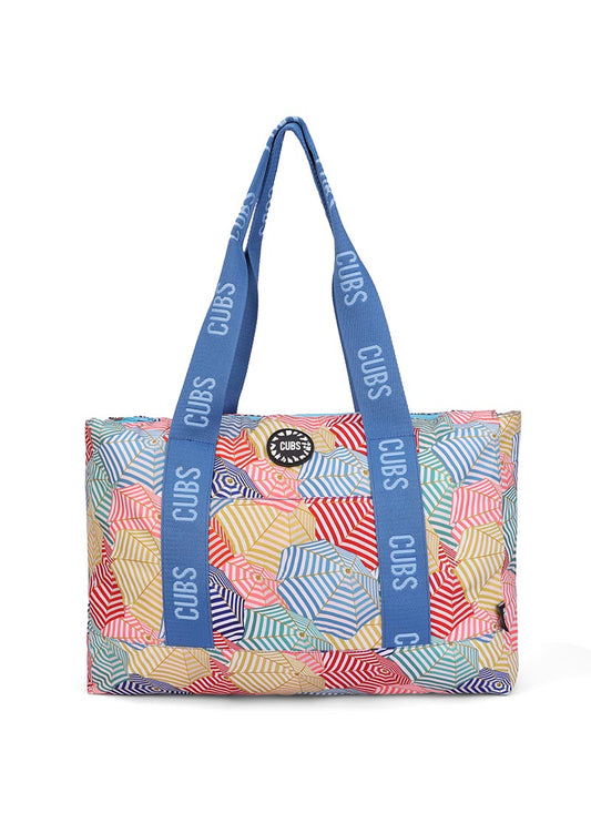 Tropical Fruits and Umbrellas Double Face Tote Bag