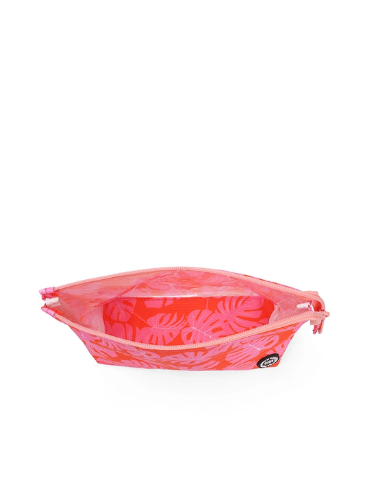 Orange Leaves Medium Pouch