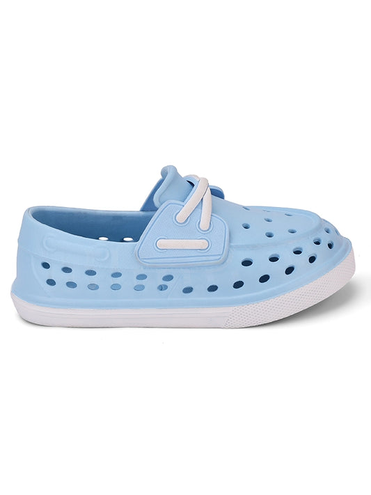 Baby Blue Junior Jack Slip On Fake Laces Sneaker