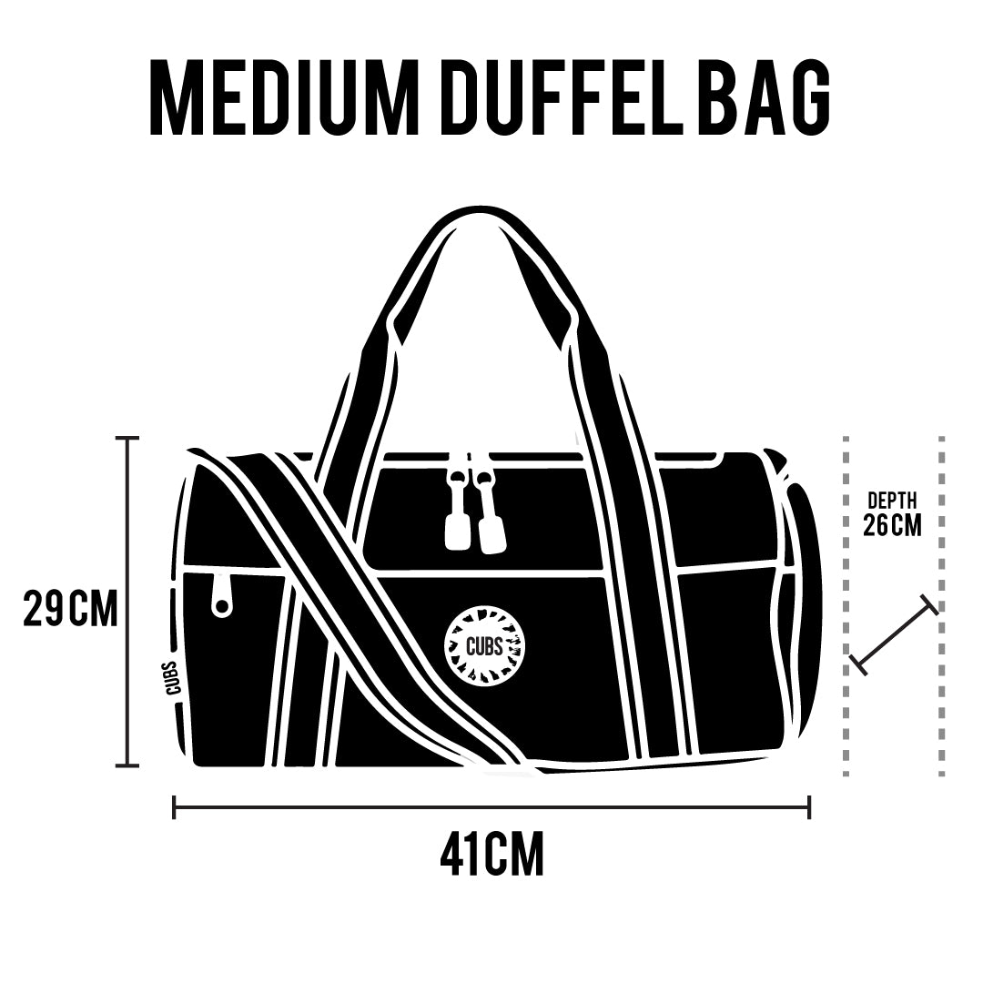 Football Graffiti Medium Duffel Bag
