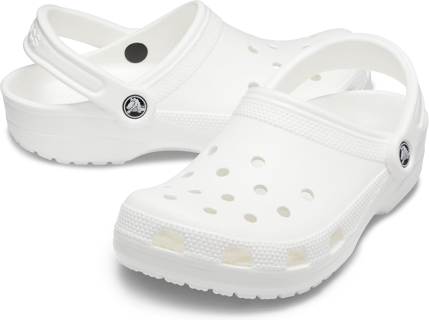 White Crocs Unisex Adult Bayaband Clog