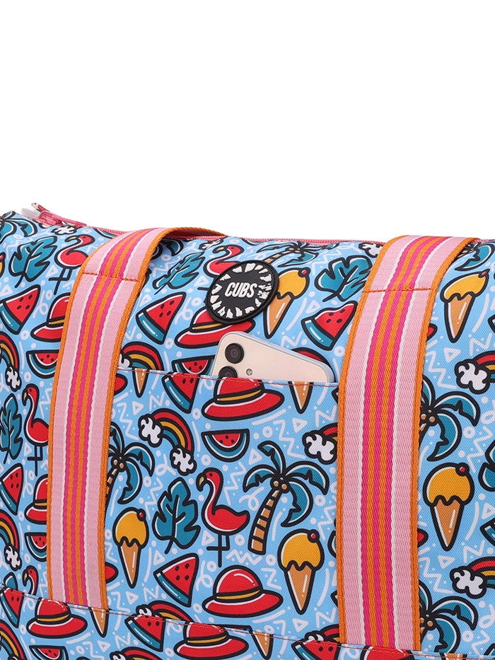 Flamingos And Pineapples Double Face Tote Bag
