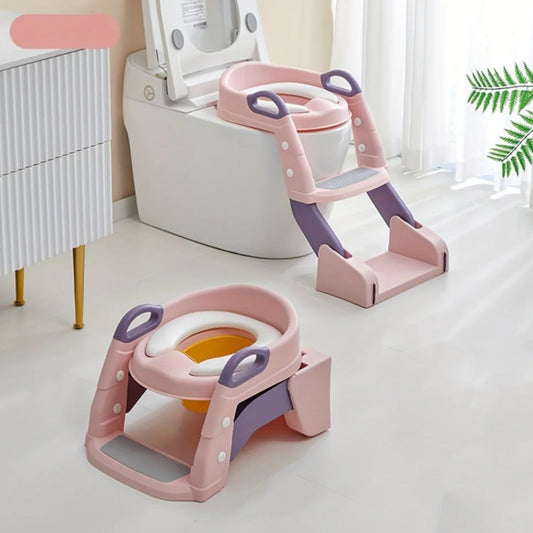 Pink Potty Training with Ladder