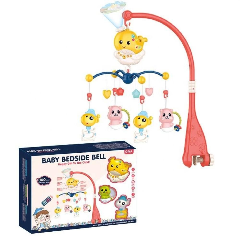 360° Musical Baby Crib Mobile with Lights & Remote