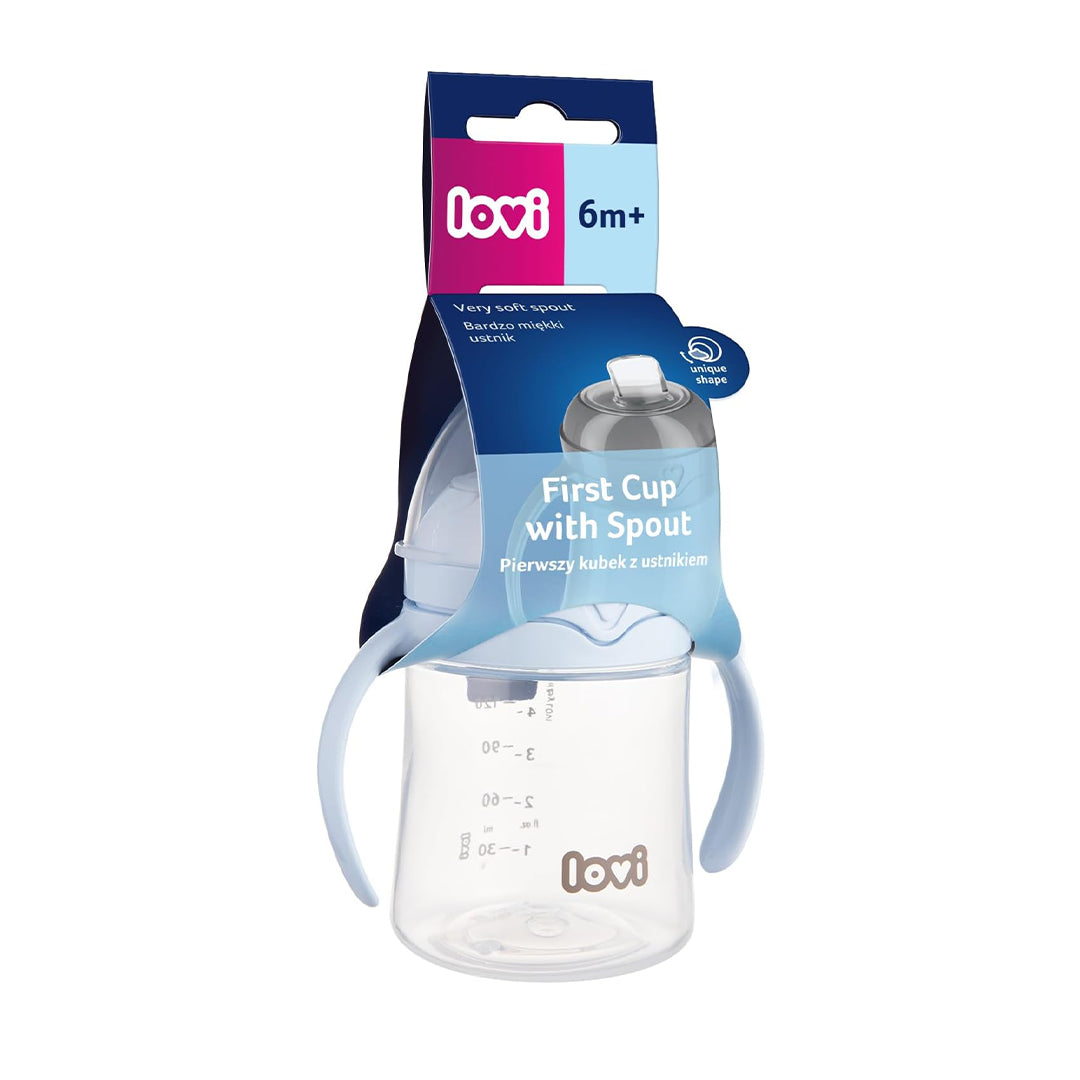 Lovi Silicone Training Cup 150ml – Blue