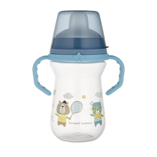Canpol Babies FirstCup with Silicone Spout – Bonjour Paris Blue (250ml)