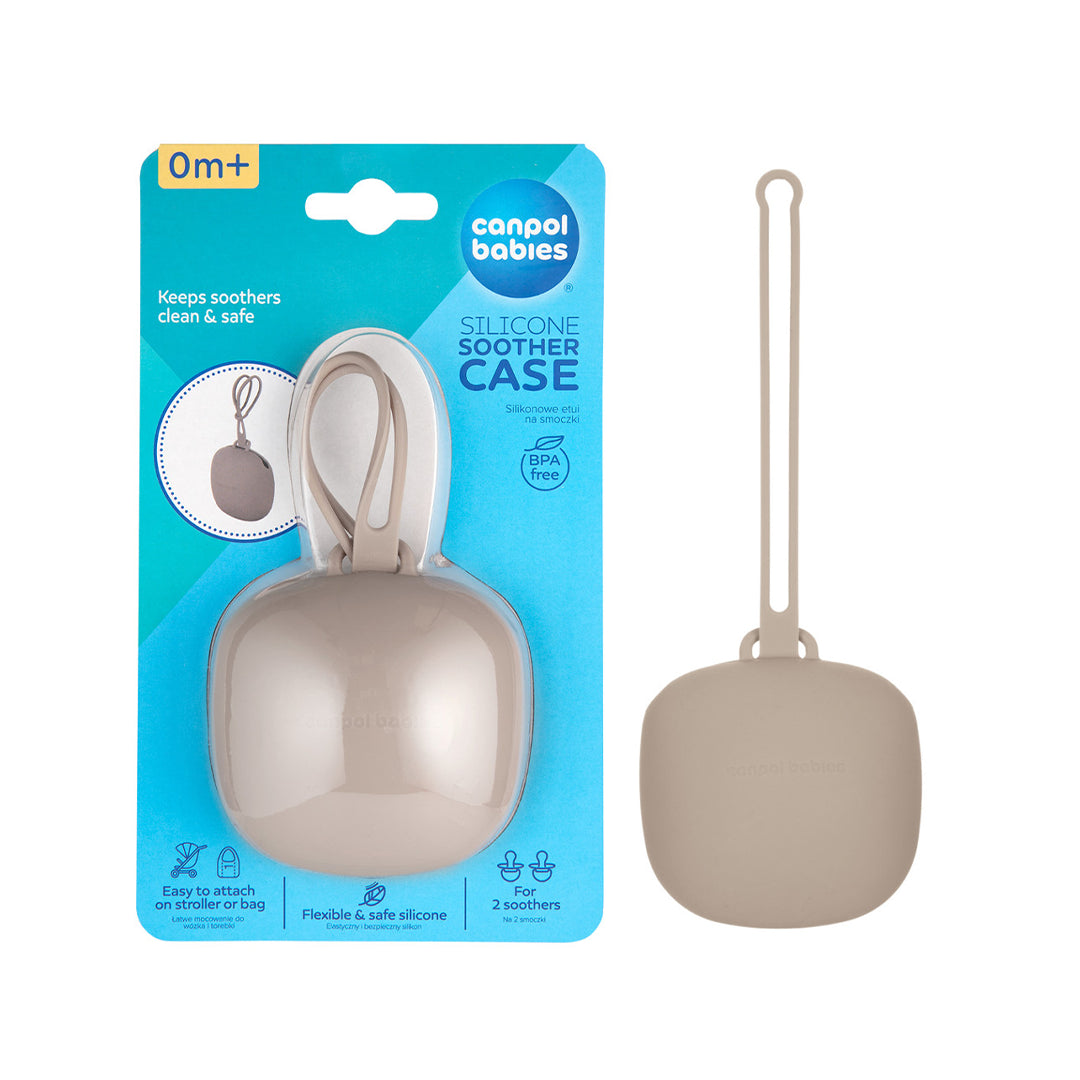 Canpol Silicone Pacifier Case – Beige