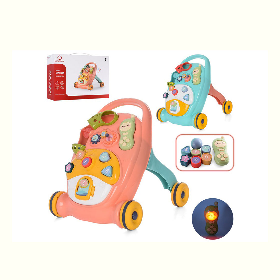 3-in-1 Baby Walker Push Car