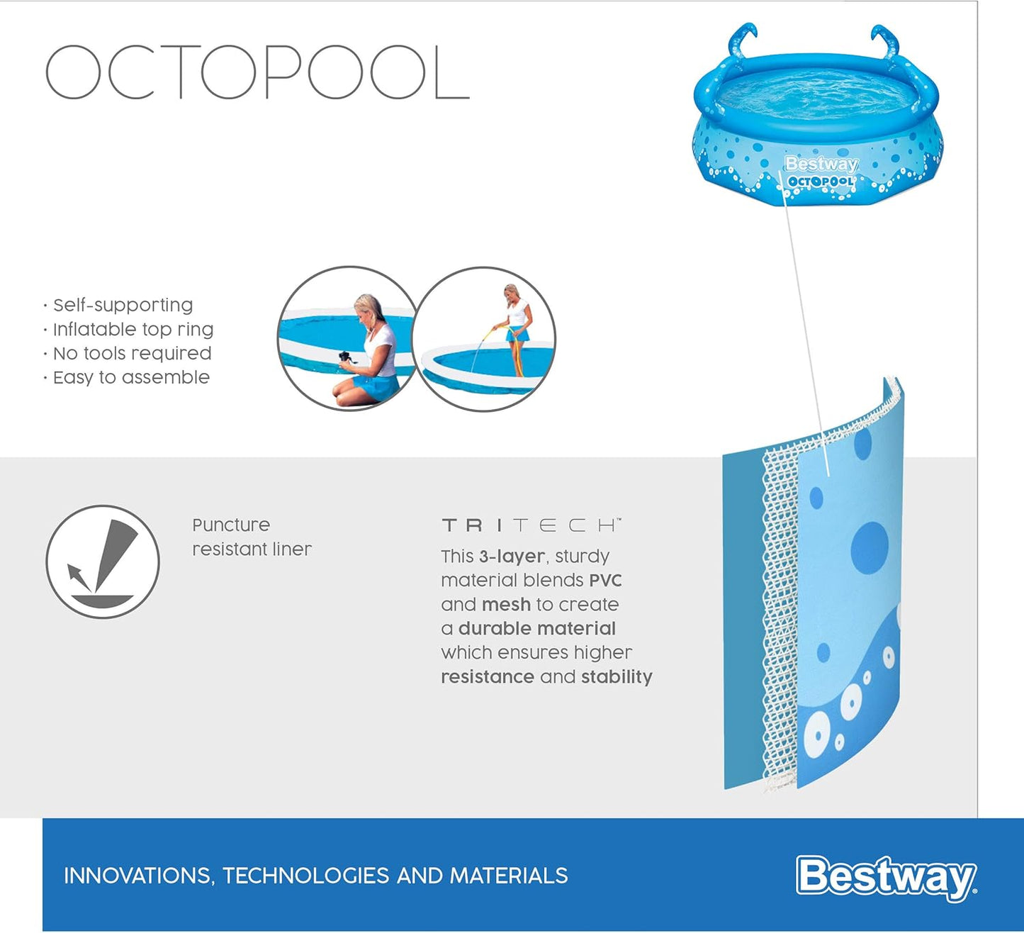 Bestway® 9' x 30"/2.74m x 51 cm OctoPool