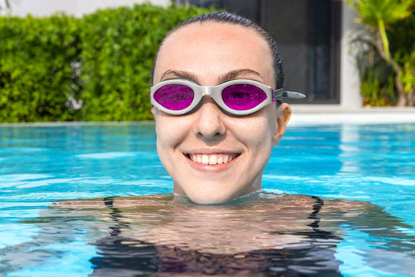 Bestway 3 Pack Adult Swim Goggles, Swimming Goggles for Adults | UV Protection, No Leak Clear Vision, Accelera, Multiple Colours
