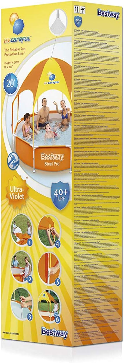 Bestway BWAY POOL SPLASH N SHADE 244X51