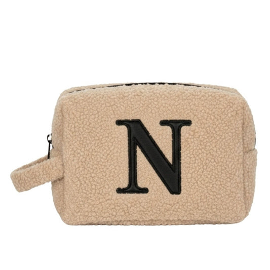 Fur Pouch with letter N