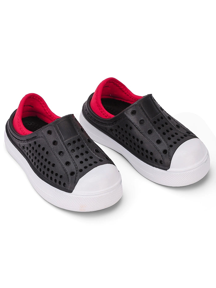 Black Elastic YOYO Slip-on Sneaker