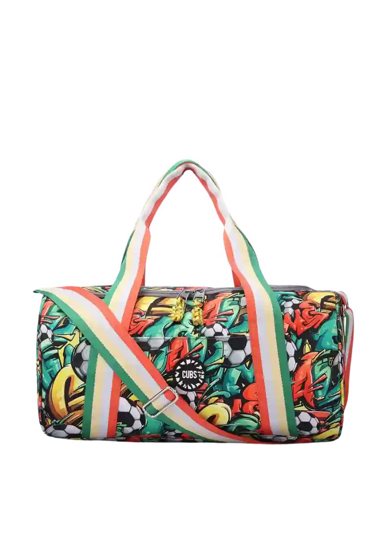 Football Graffiti Medium Duffel Bag