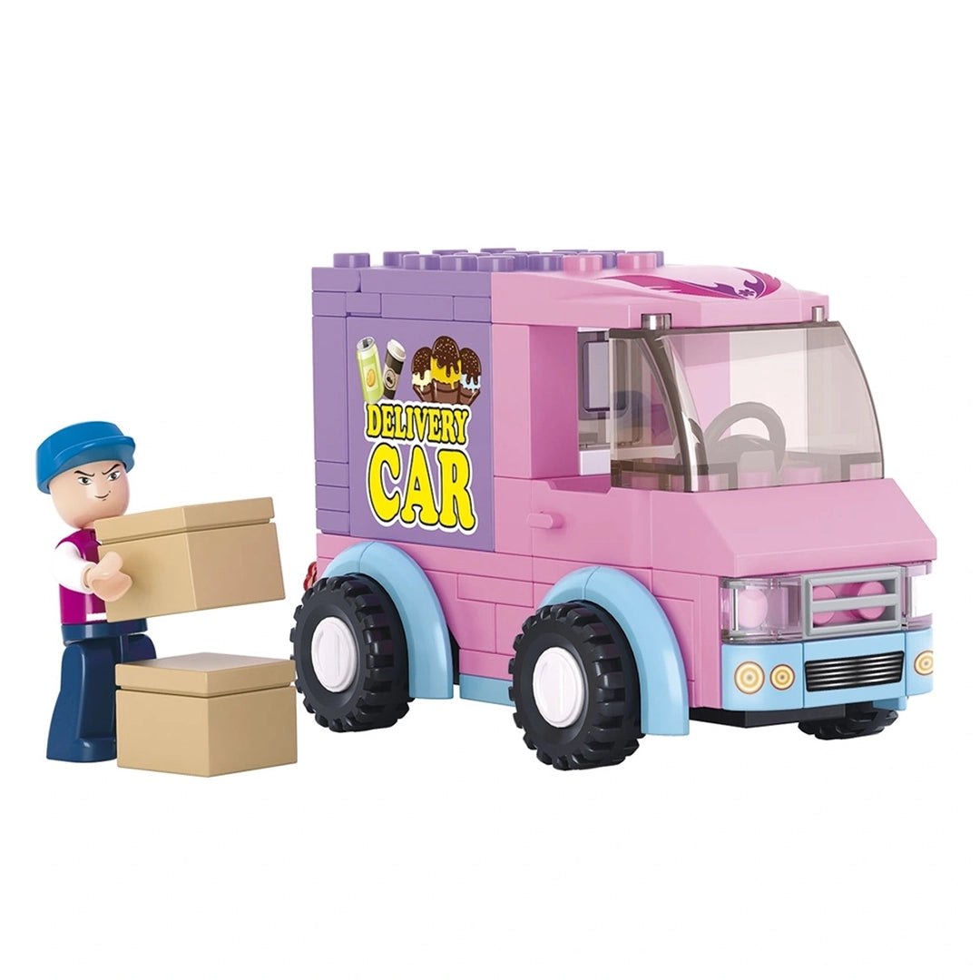 Sluban Play Bricks Girls Dream Delivery Van, Multi Colour