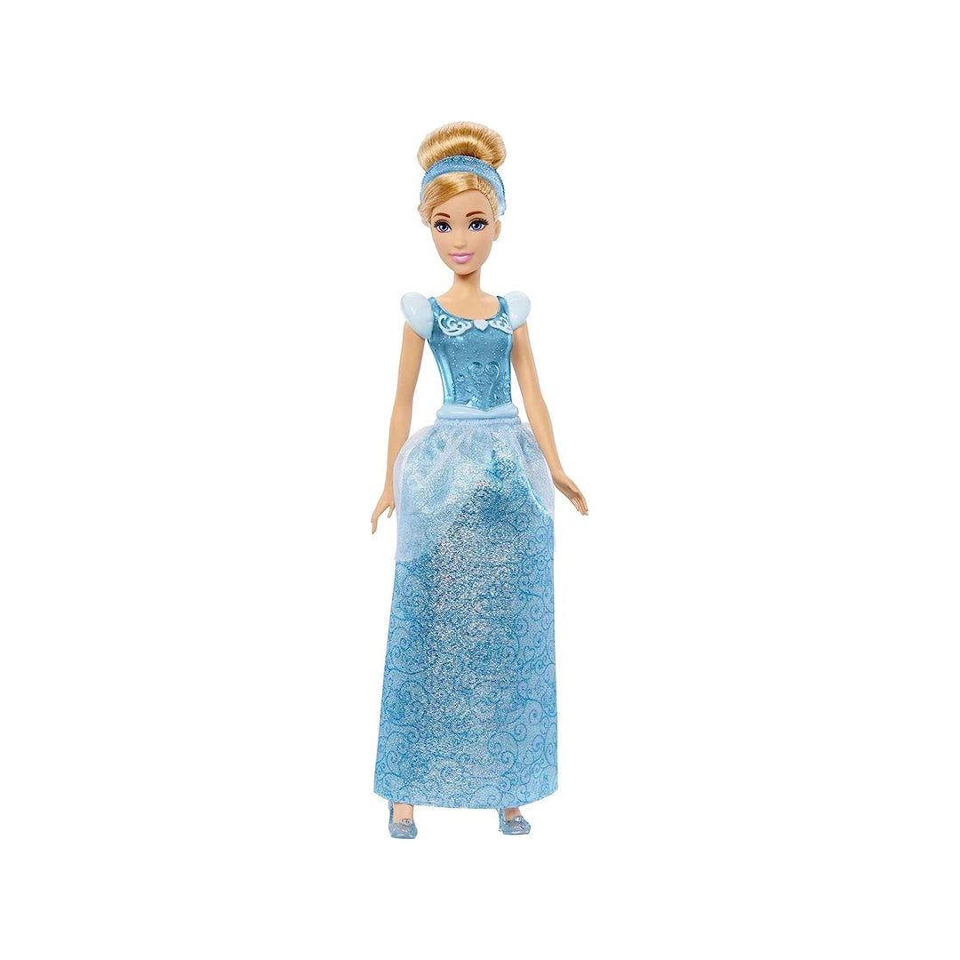Mattel Disney Princess Dolls,Cinderella Posable Fashion Doll with Sparkling Clothing and Accessories