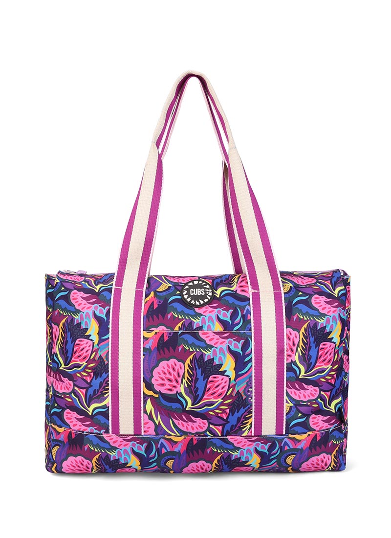 Vibes Of Purple Double Face Tote Bag