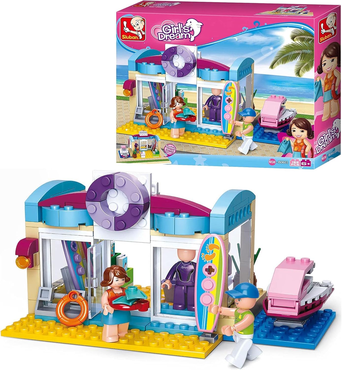 Sluban Beach Surf Shop / Store - M38-B0603