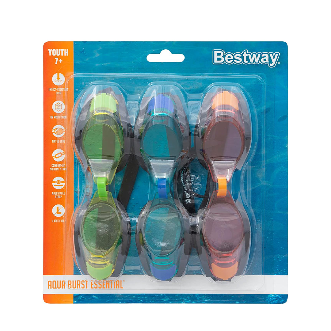 Bestway Aqua Burst Essential II 3-Pack Goggles