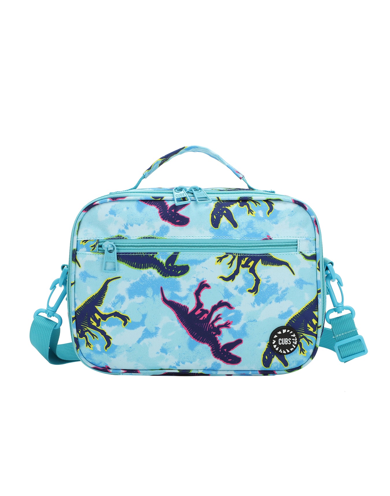 Dino Tie Dye cross body lunch bag