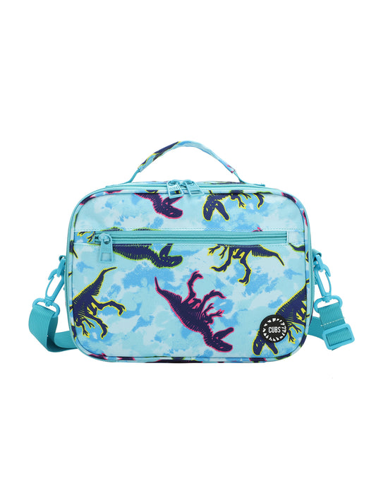 Dino Tie Dye cross body lunch bag