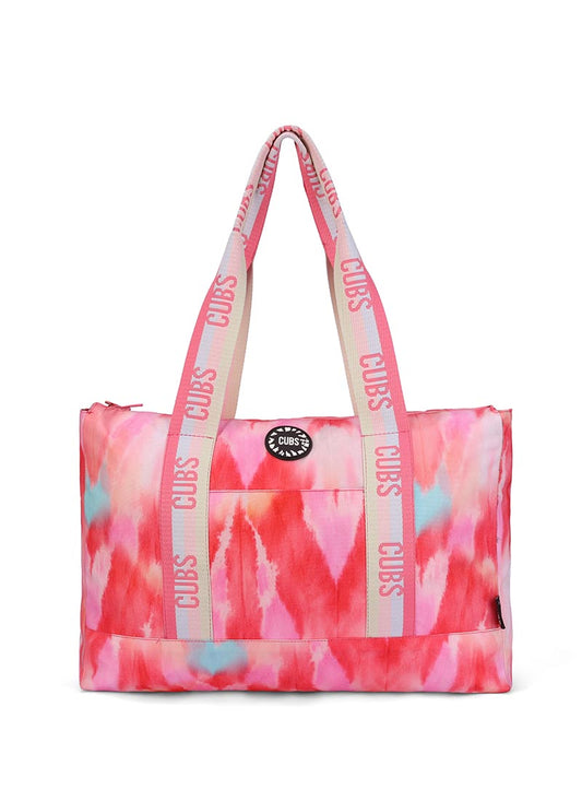 Watermelon Slices & Red Tye Dye Double Face Tote Bag