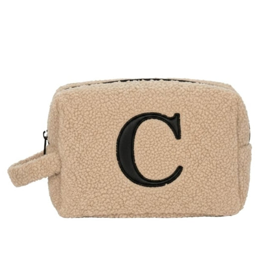 Fur Pouch with letter C