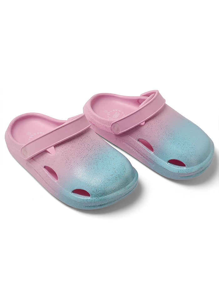Glitter Pink & Blue Clog