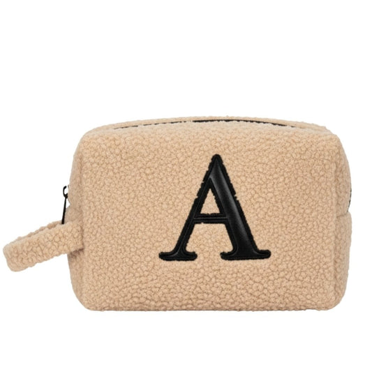 Fur Pouch with letter A