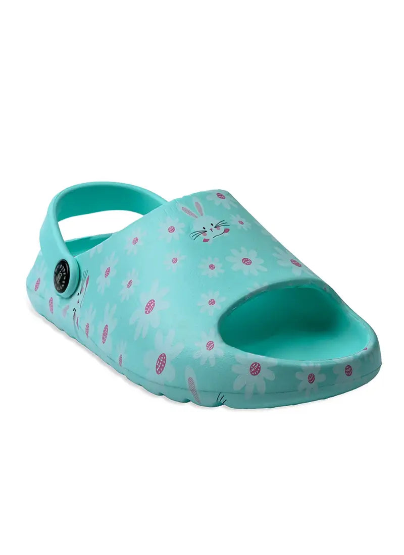 Open Toe Turquoise Bunny