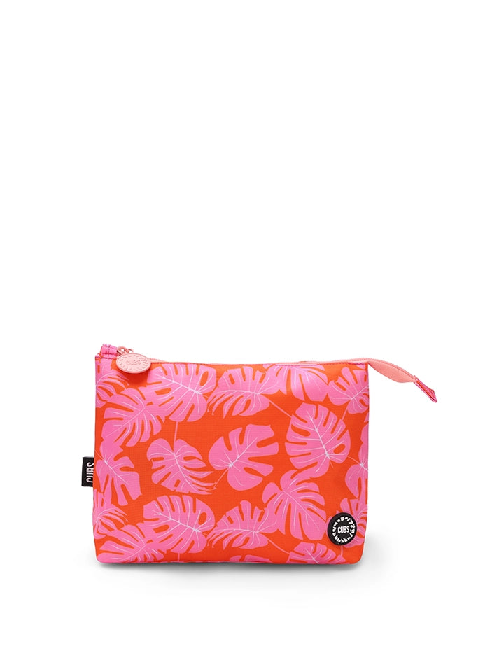 Orange Leaves Medium Pouch