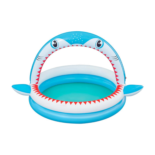 Bestway 64" x 50" x 36"/1.63m x 1.27m x 92cm Sharktastic Sprinkler Play Pool