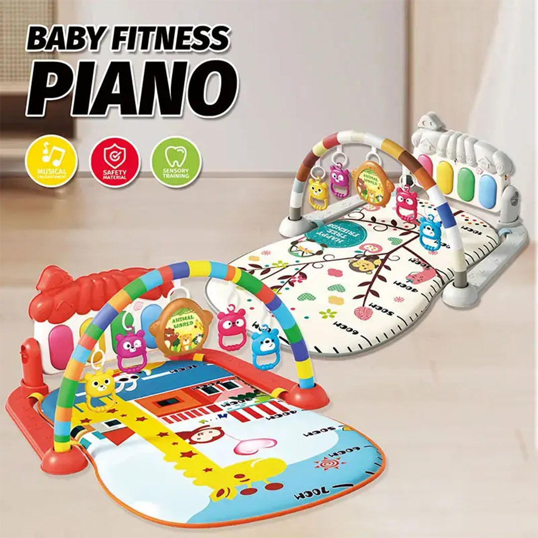 Musical Activity Center & Quilted Piano Play Mat