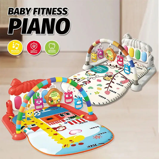 Musical Activity Center & Quilted Piano Play Mat