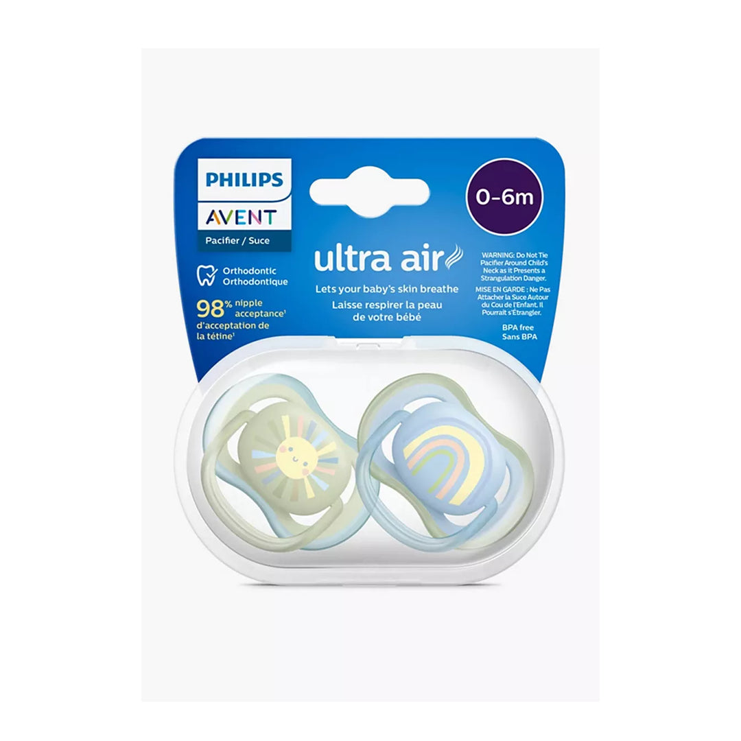 Philips Avent Ultra Air Silicone Soother – Set of 2
