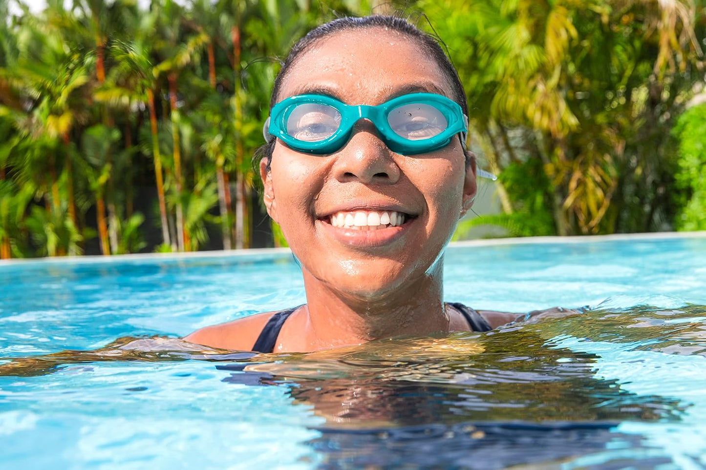 Bestway 3 Pack Adult Swim Goggles, Swimming Goggles for Adults | UV Protection, No Leak Clear Vision, Accelera, Multiple Colours