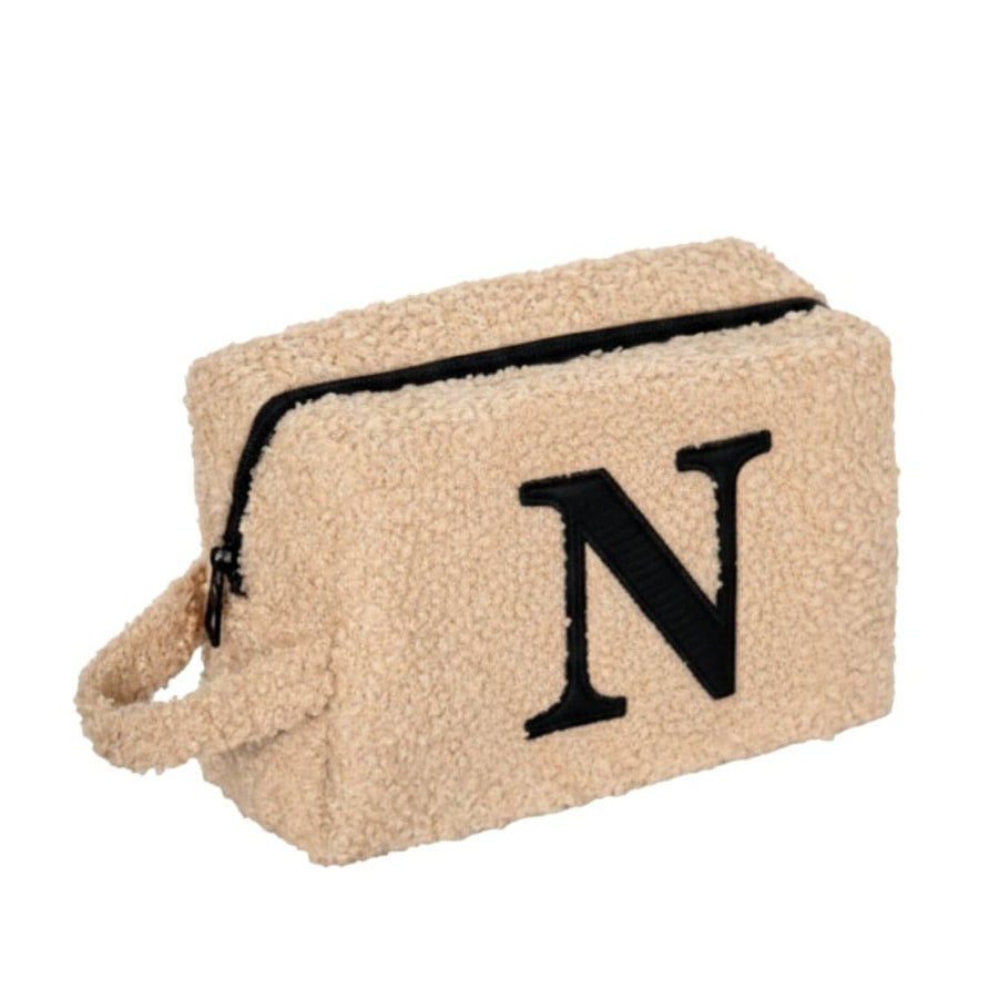 Fur Pouch with letter N