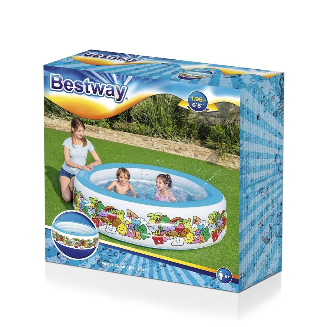 Bestway 6'5" x h21"/1.96m x h53cm character play pool
