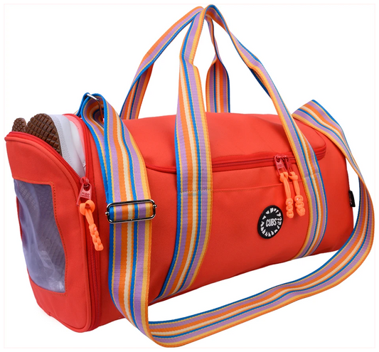 Peach Large Duffle One side Pocket